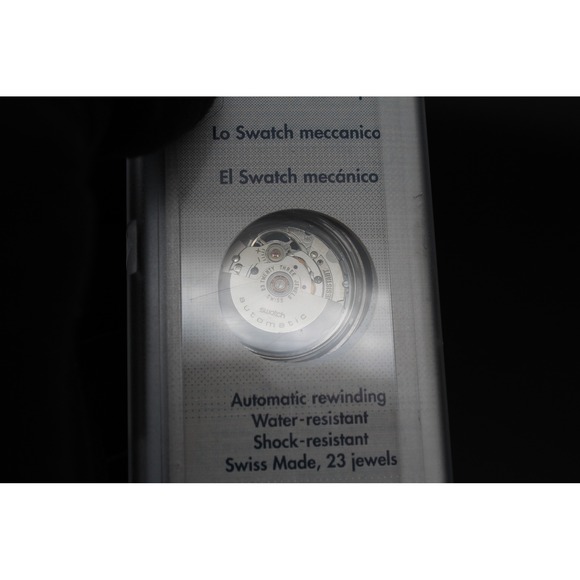 Swatch Other - Vintage 1990s‎ Swatch Automatic SAK100 Skeleton Gear Dial NOS Box 23 Jewel Swiss